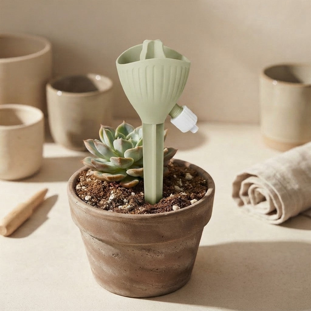 Bloomora AquaEstacas™ | Sistema de Riego Automatico Por Goteo Para Plantas