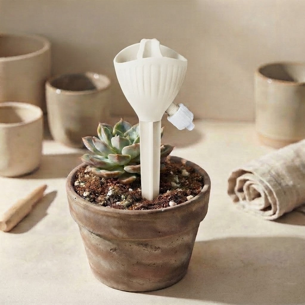 Bloomora AquaEstacas™ | Sistema de Riego Automatico Por Goteo Para Plantas